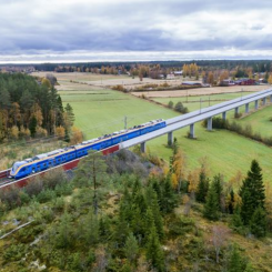 AFRYs uppdrag avser projektering, förfrågningsunderlag samt bygghandlingar för järnvägssträckningen Ytterbyn - Bureå. Foto: AFRY