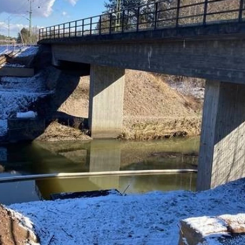 I samband med dubbelspårsbygget mellan Ängelholm och Maria bygger Trafikverket flera nya broar. Foto: Trafikverket
