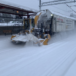 Railcare har ett antal maskiner strategiskt utplacerad för att vara på rätt plats där det behövs som mest. Foto: Railcare