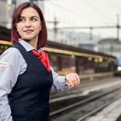 Punktligheten i rätt riktning för Mälartåg. Foto: MTR