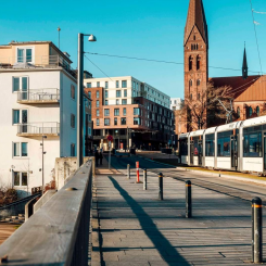 Nu testkörs Odenses nya spårväg inför starten i slutet av maj. Foto: Odense Letbane