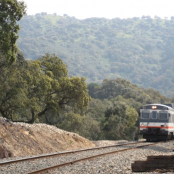 Linjen mellan Zafra och Los Rosales utrustas med automatiskt block. Foto: A Lucena