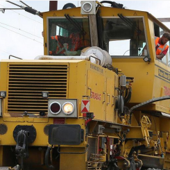 Det pågår ett omfattande förnyelsearbete på Danmarks äldsta järnväg, Vestbanen. Foto: Banedanmark