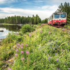 Vätgas är ett alternativ för att driva Inlandsbanan. Foto: Inlandsbanan