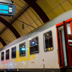 Snälltåget på Malmö Central. Foto: Linus Hall