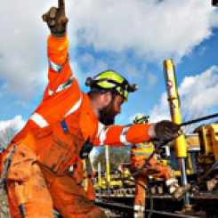 Banedanmark genomför en historiskt stor utbyggnad av järnvägen. Foto: Banedanmark