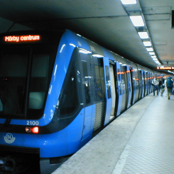 Fler poliser i Stockholms tunnelbana är den högst prioriterade trygghetsfrågan. Foto: Jorges