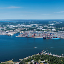 Göteborgs Hamn vill etablera en järnvägsansluten inlandsterminal.  Bild: Göteborgs Hamn