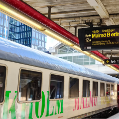 Snälltåget på Stockholm C. Foto: Snälltåget