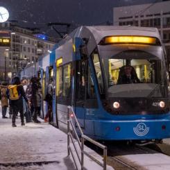 Det nya avtalet E43, för lokalbanorna, började gälla söndagen 15 december. Foto: SL