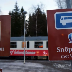 Ingen trafik på Inlandsbanan med Snötåget i vinter. Foto: Inlandsbanan