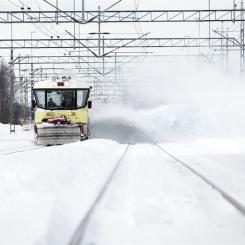 Snöröjning. Foto: Infranord