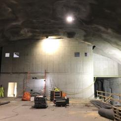Norra teknikbyggnaden. Foto: Implenia