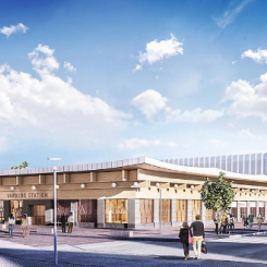 Nu tar Varbergs kommun över ansvaret för det nya stationsområdet. Foto: Varbergs kommun