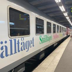 Snälltåget vid Stockholms Central. Foto: Stina Wickenberg