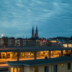 Den nya tågdepån planeras att byggas strax norr om Uppsala. Foto:  shubhesh aggarwal unsplash