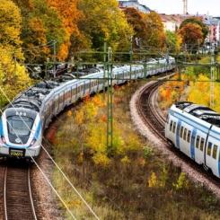 Nästa planerade tågstopp blir påsk 2024. Foto: Trafikverket