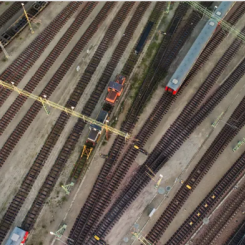 Spår som pekar mot en ökad operativ förmåga Foto: Trafikverket
