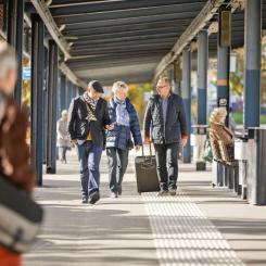 Många väljer att ta tåget och snabbtågen är i dag marknadsledande på flera långväga sträckor. Foto: Transportstyrelsen