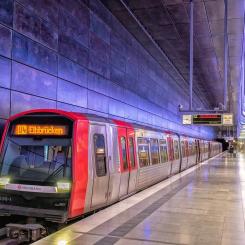 Hamburgs tunnelbana planerar för autonom drift. Foto: Creative Commons Lic, pixabay, kredit: Wolfgang-1958