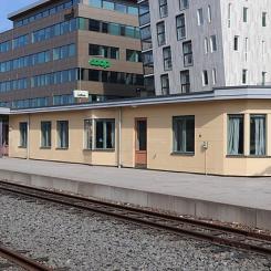 Uppsala Östra järnvägsstation. Foto: Wikimedia Commons