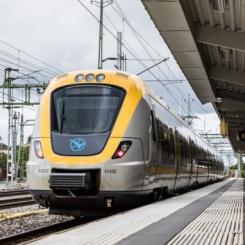 Arbete på Västra stambanan påverkar tågtrafiken från och med januari 2025. Fotograf: Eddie Löthman.
