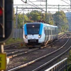 Medan arbetet pågår kör Västtrafik inga tåg till stationerna Stenungsund, Stora Höga, Kode och Ytterby. Foto: Thomas Harrysson