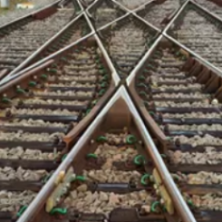 Spårväxlarna  på Västra stambanan i Björnlunda och Stjärnhov genom byts ut: Foto: Trafikverket