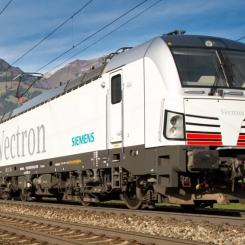 Vectron-loket har en maximal effekt på upp till 6,4 megawatt och en topphastighet på upp till 200 km/h. Det är ett optimalt fordon för att erbjuda kostnadseffektiv och hållbar mobilitet i Centraleuropa och Östeuropa. Foto: Siemens Mobility