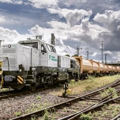 Det dieselelektriska loket Vossloh Rolling Stock DE 18. Foto:  Vossloh