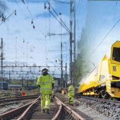 Förvärvet av STG kompletterar Vosslohs utbud av tjänster och är en viktig del av strategin framåt att täcka hela livscykeln för underhåll av växlar, spår och andra stödjande funktioner. Foto: Vossloh Rail Services Scandinavia