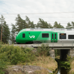 VR får högst betyg av alla svenska tågbolag i årets mätning från Svenskt Kvalitetsindex, SKI. Pressbild: VR