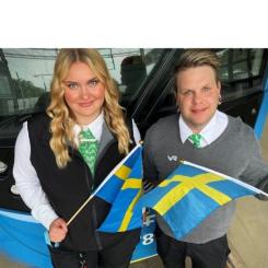 Elinor och Anders är Sveriges hopp i Spårvagns EM 2024. Foto: VR