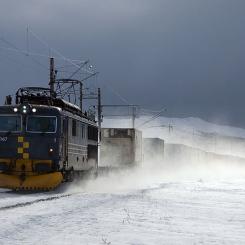 Godsolymerna steg med 19 procent på Dovre-linjen. Foto: David Gubler