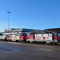 Nu ansvarar CFL för Vidas lokdragning. Foto: Vida