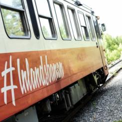 Inlandsbanan ska rustas och siktar på vätgasdrivna tåg. Foto: Inlandsbanan