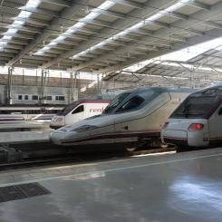 Renfe tar en prisökning av elkostnaderna  på 80 procent. Arkivbild