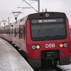 Köpenhamns S-Banes signalteknik uppgraderas. Arkivbild