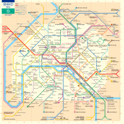 Kontraktet med Paris Metro innefattar både förebyggande och korrigerande underhållsåtgärder  Karta: Paris Metro