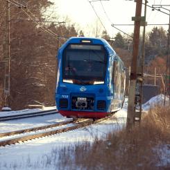 Ny entreprenör kör Roslagsbanans tåg. Foto: Region Stockholm