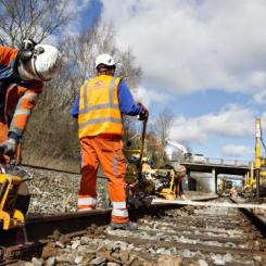 Banedanmark fortsätter att elektrifiera det danska järnvägsnätet. Foto: Banedanmark