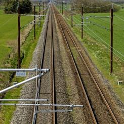 I Banedanmarks omfattande elektrifieringsprogram har turen kommit till sträckan mellan Fredericia och Aarhus. Foto: Banedanmark